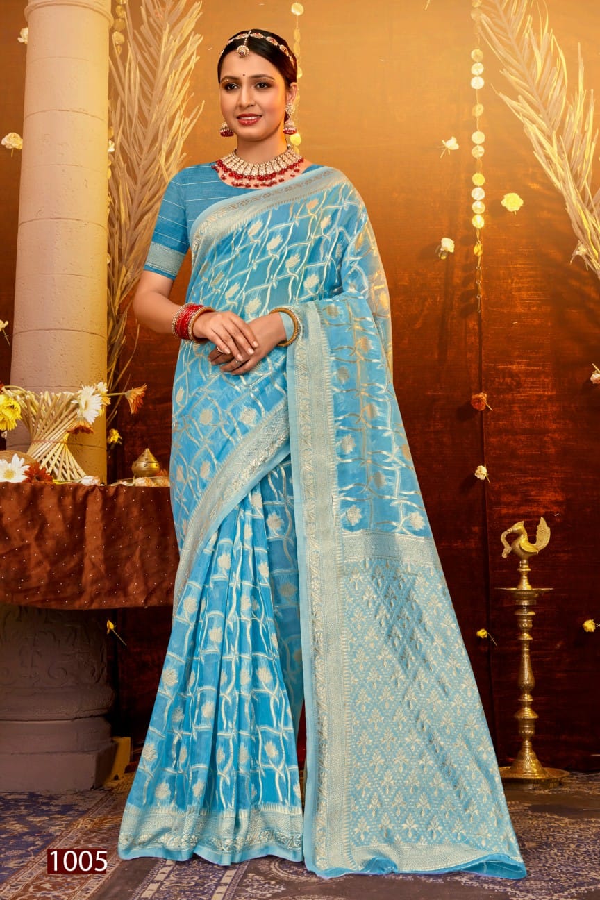Pacific Cotton Vol 6 By Saroj Soft Cotton Rich Pallu Designer Wholesale Sarees Suppliers In India
